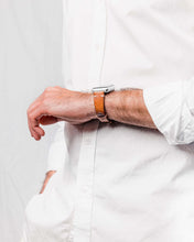 Load image into Gallery viewer, Hirsch Bagnore L brown leather watch strap 19 mm 05502070-2-19