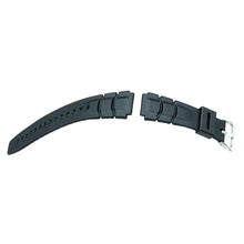 Load image into Gallery viewer, Hirsch CANYONING black rubber strap for diver watches, 20 mm, 46458850-2-20