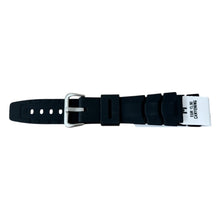 Load image into Gallery viewer, Hirsch CANYONING black rubber strap for diver watches, 20 mm, 46458850-2-20