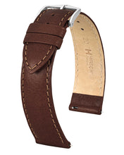 Load image into Gallery viewer, Hirsch Forest Watch Strap, Brown, Quick Release, 22 mm Lug, 20 mm Buckle, Length 120/80 mm, Size L, Ref. 17920210-2-22