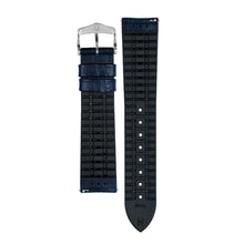 Load image into Gallery viewer, Hirsch George L Blue Calf Leather Watch Strap 22 mm
