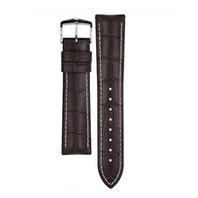 Load image into Gallery viewer, Hirsch George L dark brown calf leather watch strap 20 mm 0925128010-2-20