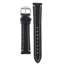 Load image into Gallery viewer, Hirsch Liberty Artisan L black calf leather watch strap 24 mm 10900250-2-24
