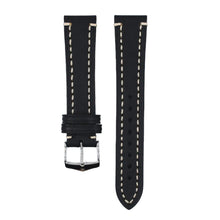 Load image into Gallery viewer, Hirsch Liberty Artisan XL black calf leather watch strap 22 mm 10920250-2-22