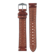 Load image into Gallery viewer, Hirsch Liberty Artisan XL brown calf leather watch strap 22 mm 10920210-2-22