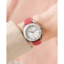 Load image into Gallery viewer, Hirsch LINDSEY pink, rose ladies leather & rubber watch strap 18mm 0922202125-2-18