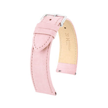 Load image into Gallery viewer, Hirsch Osiris Nubuk pink calf leather lady watch strap, 22 mm, 03433022-2-22