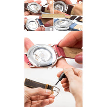 Load image into Gallery viewer, Hirsch Rally Black Watch Strap - Quick Release 22 mm