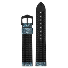 Load image into Gallery viewer, Hirsch Stone L blue leather watch strap, 19 mm, 0925044080-5-19