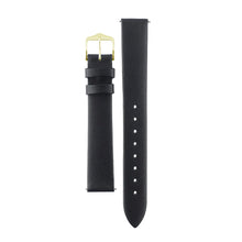 Load image into Gallery viewer, Hirsch Toronto L black calf leather watch strap 17 mm 03702050-1-17