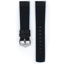 Load image into Gallery viewer, Hirsch watch Carbon strap L 18mm 02592052-2-18