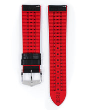 Load image into Gallery viewer, Hirsch watch leather strap Andy L red 22mm alligator embossing 0922028050-2-22