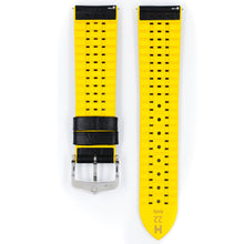 Load image into Gallery viewer, Hirsch watch leather strap Andy L yellow 20mm alligator embossing 0927228050-2-20