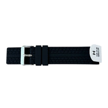 Load image into Gallery viewer, Hirsch WHEELER black rubber strap for diver watches, 22 mm, 40718850-2-22