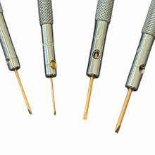 Load image into Gallery viewer, Horotec MSA01.004 set of 4 antimagnetic screwdrivers for watchmakers