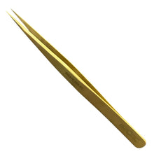 Load image into Gallery viewer, Horotec MSA12.303-S5 simple brass tweezer with fine tips, 130mm