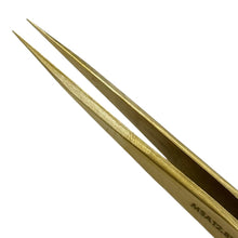Load image into Gallery viewer, Horotec MSA12.813-AA strong and elegant tweezer for ordinary use brass, 125mm
