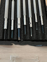 Load image into Gallery viewer, DAMAGED PACKAGING - Beco Technic Set of 7 Screwdrivers 0.60 to 2.00 mm in Plastic Box with Spare Blades - SEE PHOTOS
