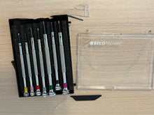Load image into Gallery viewer, DAMAGED PACKAGING - Beco Technic Set of 7 Screwdrivers 0.60 to 2.00 mm in Plastic Box with Spare Blades - SEE PHOTOS