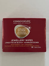 Load image into Gallery viewer, Damaged package: Connoisseurs Jewellery Wipes - Dry Cleaning Cloths for Gold, Platinum, and Diamonds