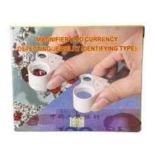 Load image into Gallery viewer, LED and UV jewellery folding loupe with magnifications 25x and 50x