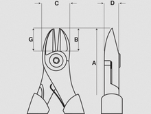 Load image into Gallery viewer, Lindstrom TRX 8180 diagonal strong cutter pliers
