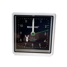 Load image into Gallery viewer, Maxitime Quartz Alarm Clock with Snooze Function, Black Design
