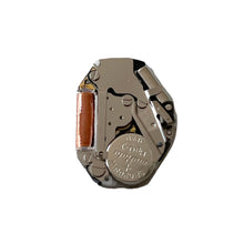 Load image into Gallery viewer, Miyota 2036 quartz movement size 6 3/4 x 8 with seconds H2= 1.40
