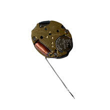 Load image into Gallery viewer, Miyota 5Y20 5 1/2 quartz movement with battery and winding stem