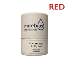 Load image into Gallery viewer, Moebius Synt-HP 1000 9103 special synthetic red oil 2 ml