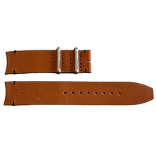 Load image into Gallery viewer, New Baume Mercier brown leather strap 21mm