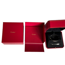 Load image into Gallery viewer, New Cartier Love 18k white gold bracelet size 17 2022