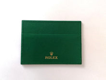 Load image into Gallery viewer, New Rolex card leather warranty holder