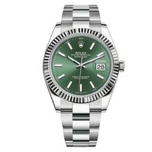 Load image into Gallery viewer, New Rolex Datejust 126334 green dial part 41mm