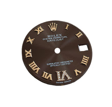 Load image into Gallery viewer, New Rolex Datejust 278271 chocolate Roman dial with diamonds 31mm