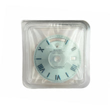 Load image into Gallery viewer, New Rolex Day-Date II 218206 platinum roman ice blue dial part