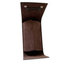Load image into Gallery viewer, New Rolex leather pouch travel box in brown for 1 watch