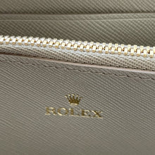 Load image into Gallery viewer, New Rolex leather women grey long wallet 2022