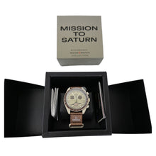 Load image into Gallery viewer, Swatch Omega Mission to Saturn Chronograph Men's Watch