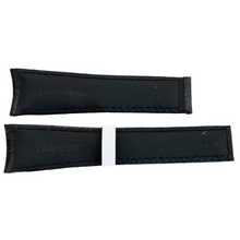 Load image into Gallery viewer, New Tag Heuer black leather alligator watch strap 22mm