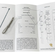 Load image into Gallery viewer, New Tennis bracelet 14k white gold with natural diamonds 6.6 ct, 15.29 gr.