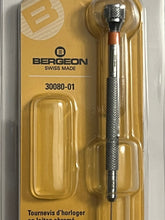 Load image into Gallery viewer, Bergeon 30080-01 Watchmaker Screwdriver 0.50mm Chromium-Plated Swiss Precision Tool (Orange)