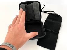 Load image into Gallery viewer, Panerai nylon watch travel case with velvet pouch