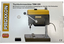Load image into Gallery viewer, Proxxon TBM 220 Bench Drill with Geared Chuck