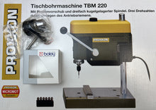 Load image into Gallery viewer, Proxxon TBM 220 Bench Drill with Geared Chuck