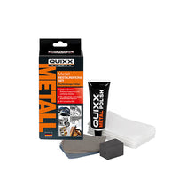 Load image into Gallery viewer, QUIXX Metal Restoration Kit Polish + Sandpapers Restores Gloss & Brushed Metals, High Performance Polish, ref. 10206