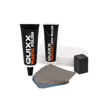 Load image into Gallery viewer, QUIXX Headlight Restoration Kit Removes Yellowing + UV Sealer Plastic Lenses, ref. 00084