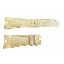 Load image into Gallery viewer, Roger Dubuis leather cream watch strap 25x18 mm