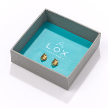Load image into Gallery viewer, Lox Precious 24ct Gold Plated 925 Sterling Silver Locking Earring Backs – One Pair