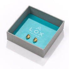 Load image into Gallery viewer, Lox Precious 24ct Gold Plated 925 Sterling Silver Locking Earring Backs – One Pair